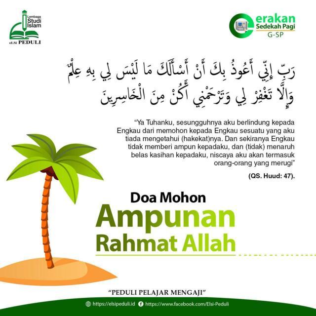 Doa mohon ampunan dan rahmat Allah - Yayasan Takrimul Quran