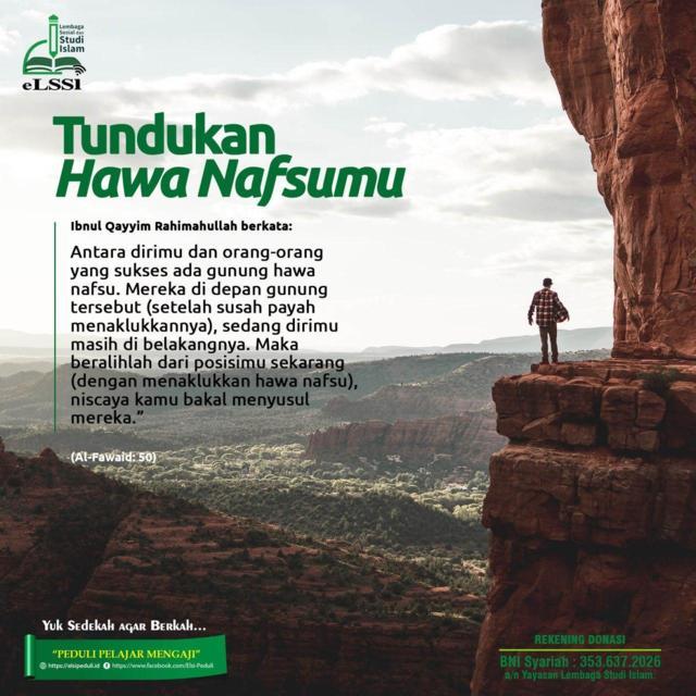 Tundukan Hawa Nafsumu Elsi Peduli