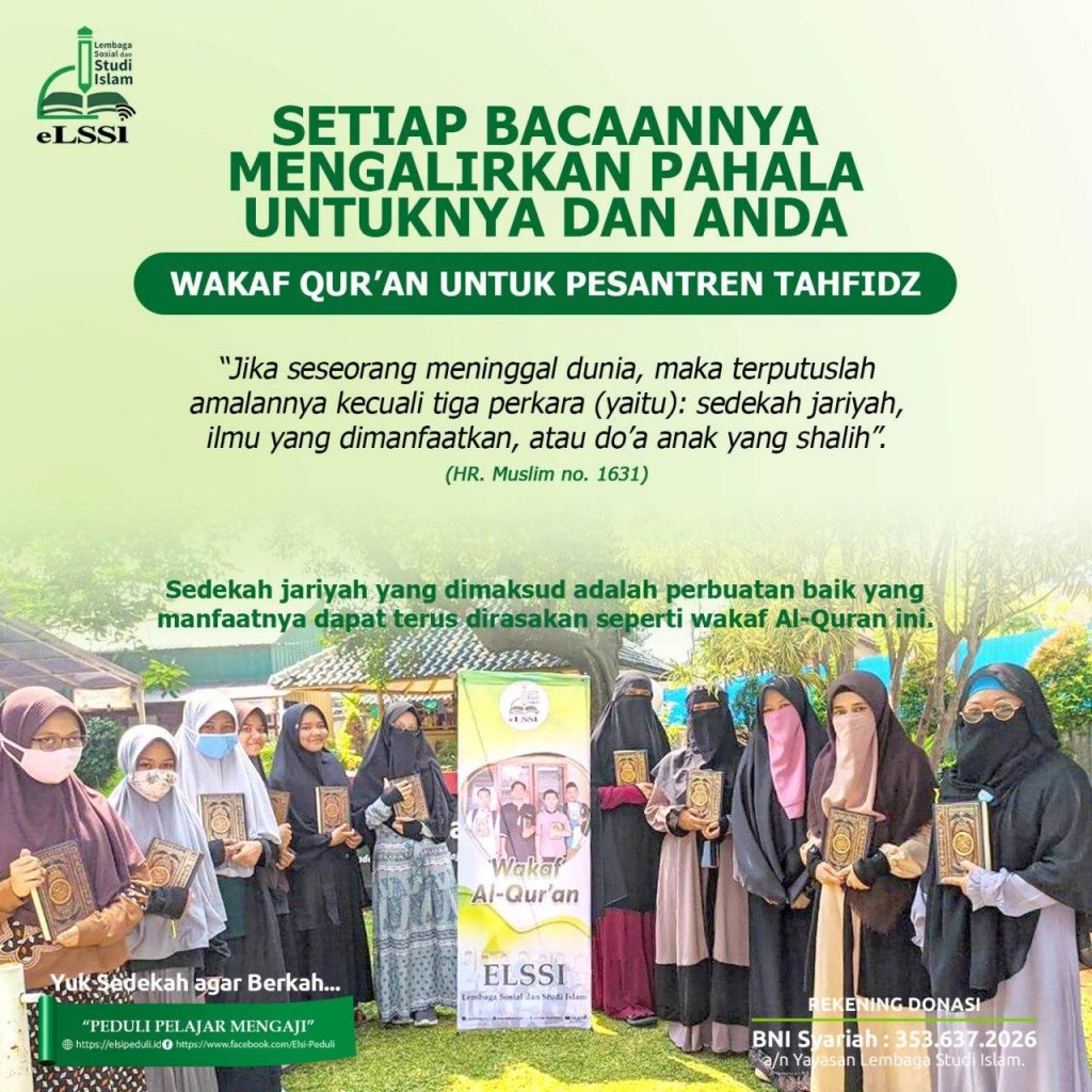 Setiap Bacaannya Mengalirkan Pahala