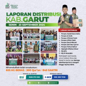 Laporan Distribusi ELSSI Peduli - www.elssipeduli.id