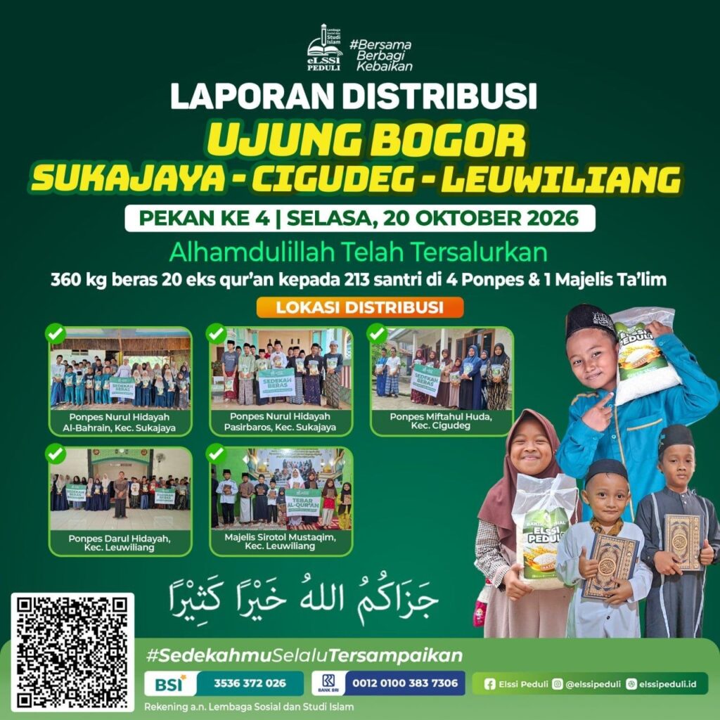 Distribusi Pekan ke 4 Oktober 2026 Sukajaya
